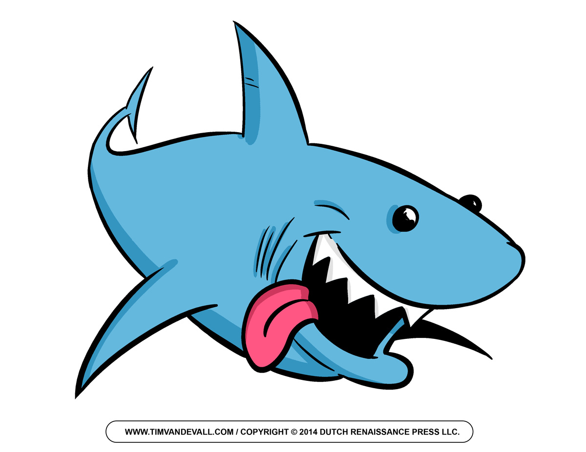 Free Cartoon Shark Clipart